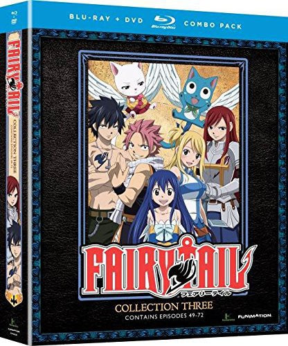 Fairy Tail: Collection Three (Blu-ray + DVD) Funimation Prod Anime