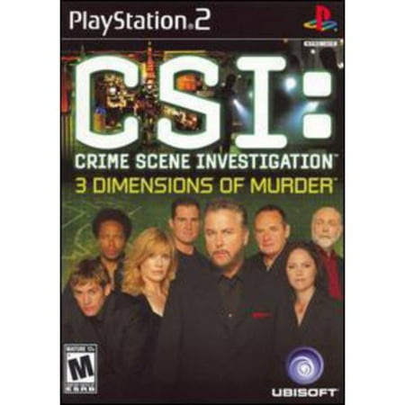 csi: 3 dimensions of murder - playstation 2 USED