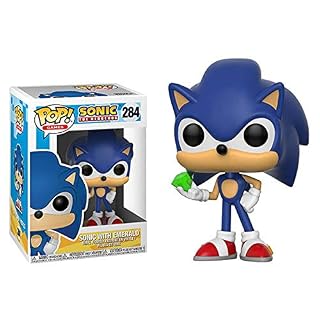 Funko Pop Games Sonic with Emerald Collectible Toy