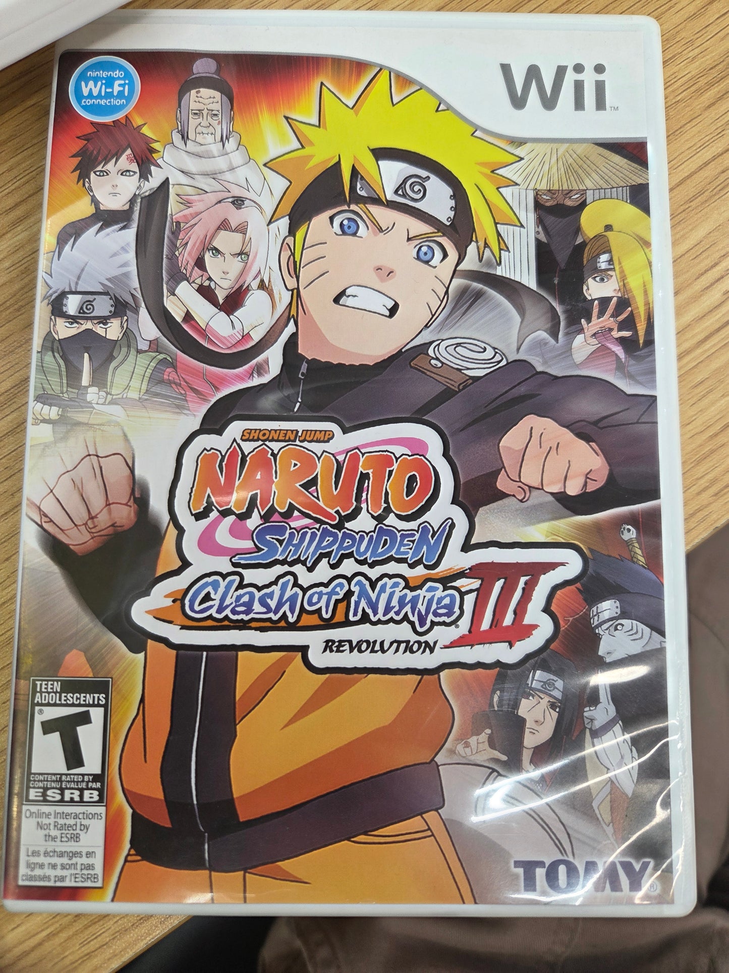 Naruto Shippuden: Clash of Ninja Revolution 3 - Nintendo Wii LOOSE CIB