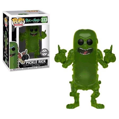 Funko Rick & Morty POP! Animation Pickle Rick Vinyl Figure [Transparent]