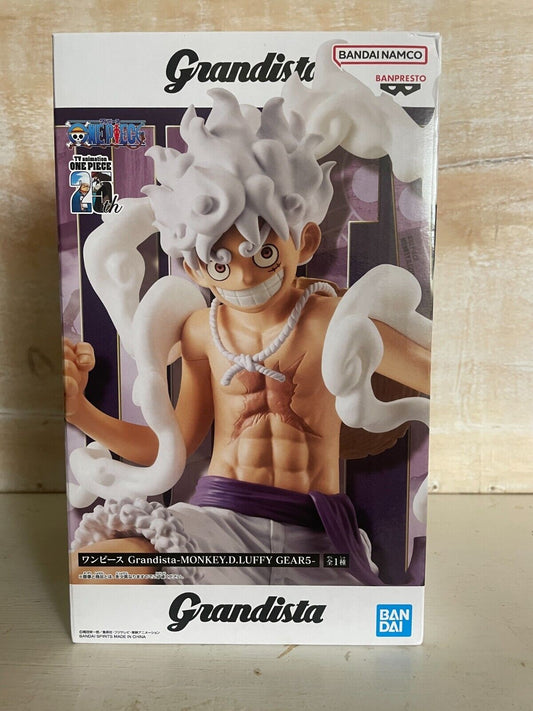 Monkey D Luffy Anime Figure - One Piece Grandista GEAR 5 BANPRESTO NIB US Seller
