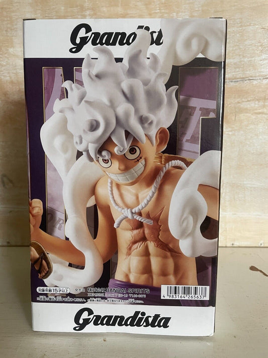 Monkey D Luffy Anime Figure - One Piece Grandista GEAR 5 BANPRESTO NIB US Seller