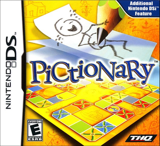 Pictionary  THQ  NintendoDS  785138364155 cib tested
