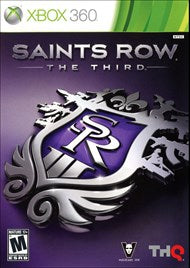 THQ Saints Row The Third - Xbox 360 Video Game DAMAGED
