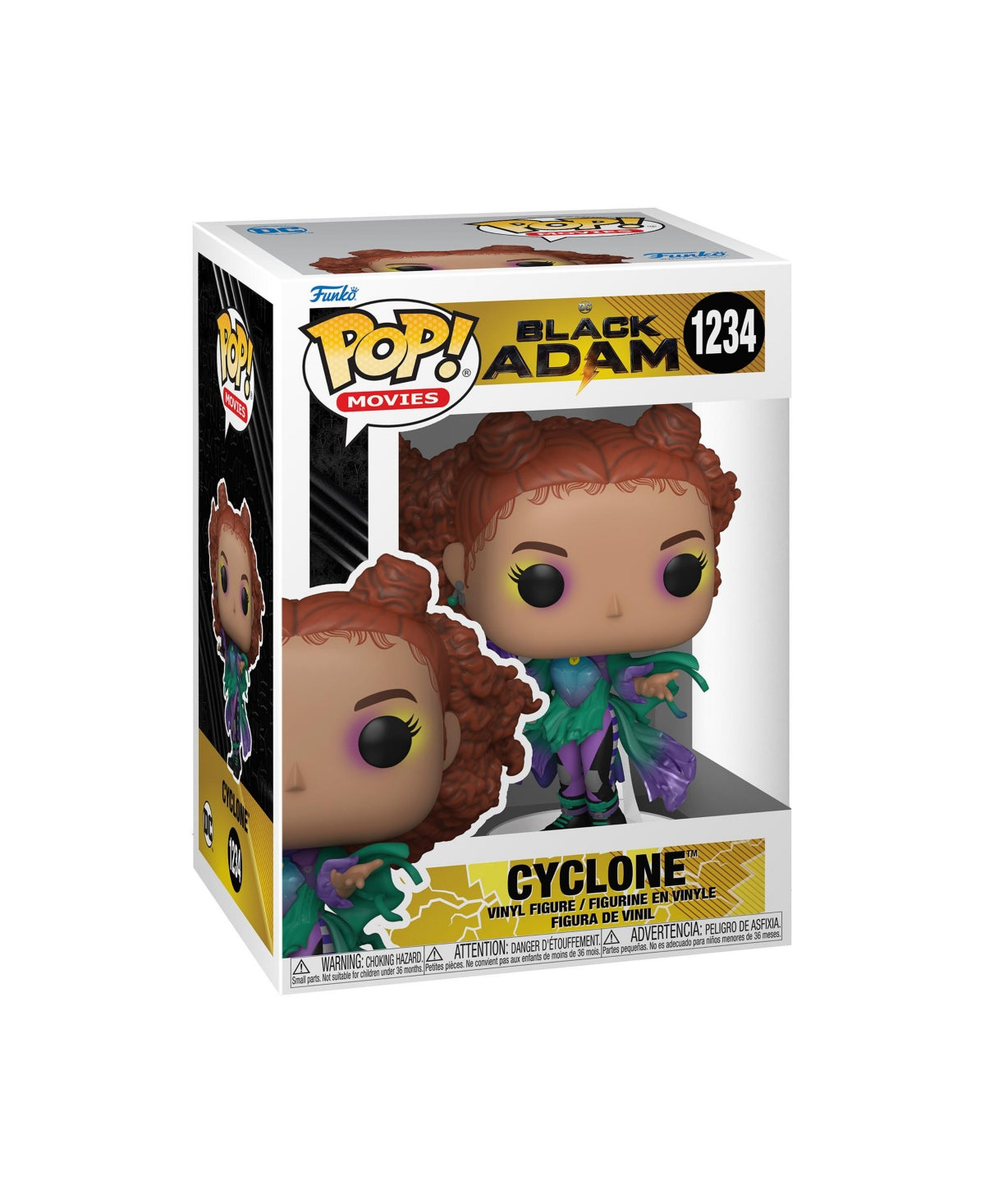 Funko Pop Movies: Black Adam - Cyclone Vinyl Figure  with Collectible