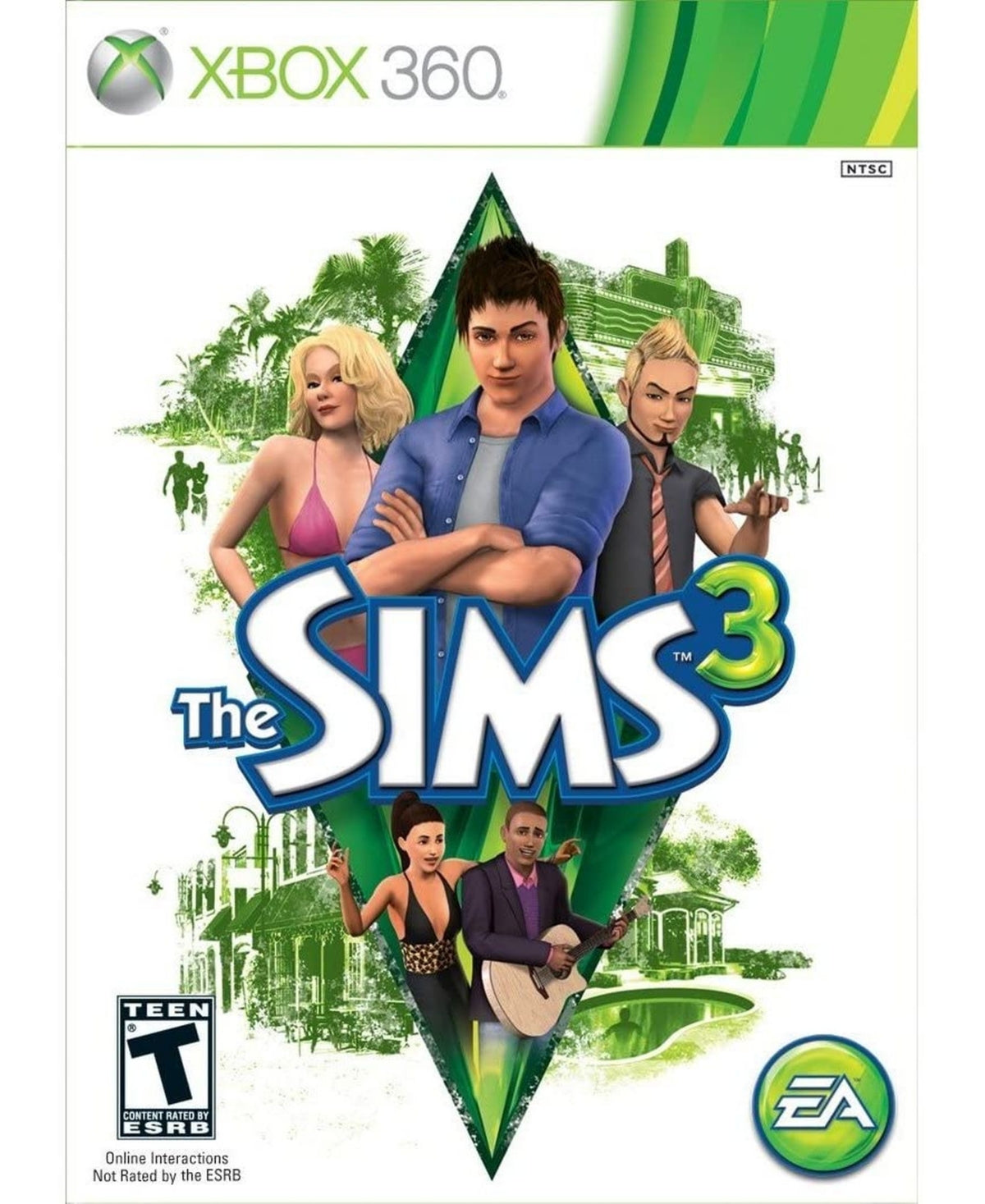 XBOX 360 The Sims 3 - Platinum Hits Edition used and tested