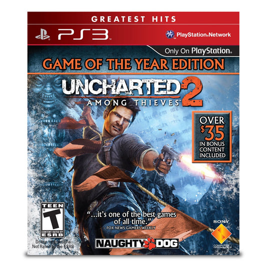 Sony Uncharted 2: Game of the Year (PS3) USED