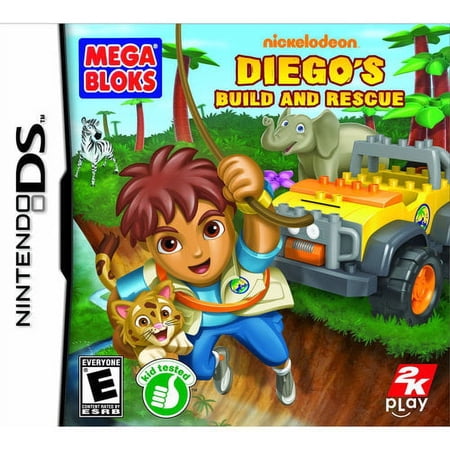 Mega Bloks Diego s Build and Rescue - Nintendo DS cib tested