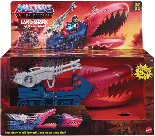 Masters of the Universe Origins Land Shark Vehicle with Adjustable Cannons  MOTU Toy Collectible