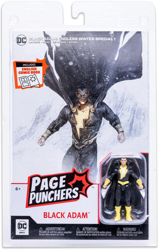 Black Adam w/Comic (DC Page Punchers) 3  Figure - McFarlane Toys