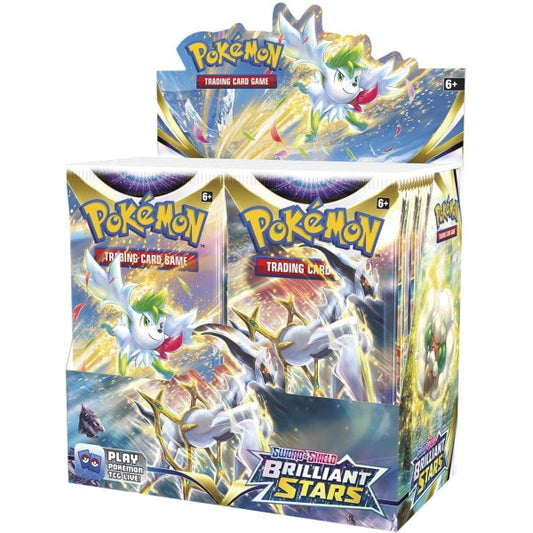 Pokemon Sword And Shield Brilliant Stars Booster Box: 36 packs of 10 cards each