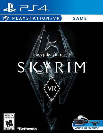 Ps4 The Elder Scrolls V Skyrim - Playstation Vr Game used Cib