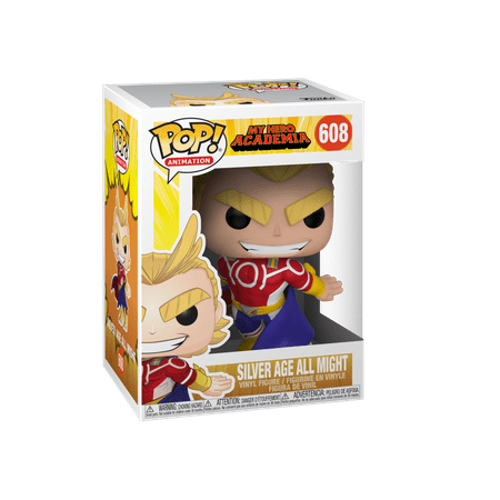 Funko POP! Animation My Hero Academia Silver Age All Might Vinyl Figure  Multicolor  3.75   H
