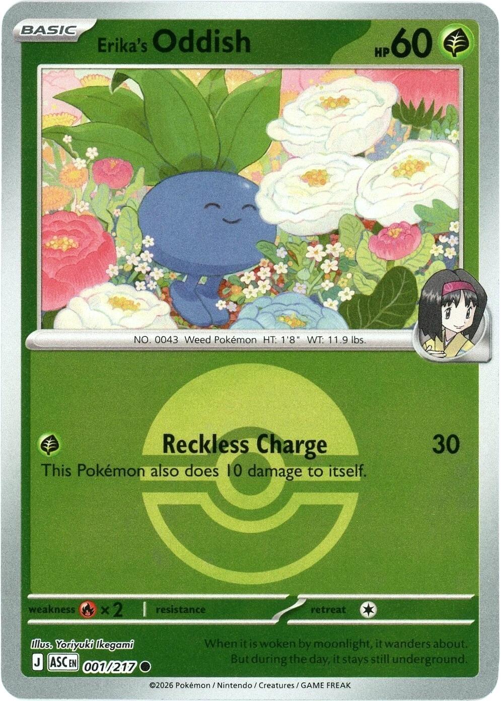 Erika's Oddish (Poke Ball)