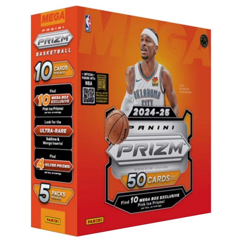 2024-25 Panini NBA Prizm Basketball Trading Cards Mega Box