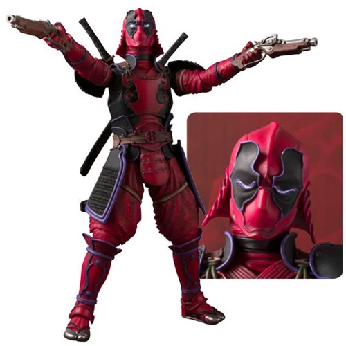 Bandai Movie Realization Marvel Samurai Deadpool Meisho Manga Action Figure
