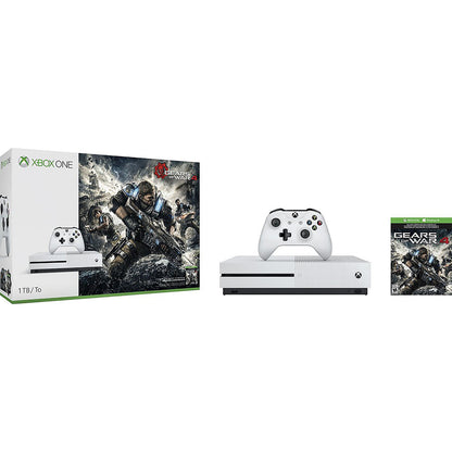 Xbox One S Gears of War 4-1 TB Bundle- Console set new.