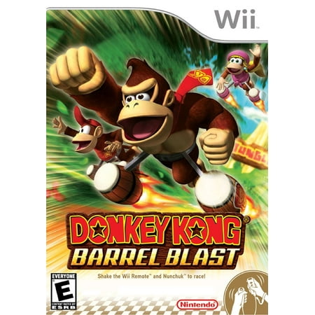 Donkey Kong Barrel Blast - Nintendo Wii Action & Adventure Game CIB tested