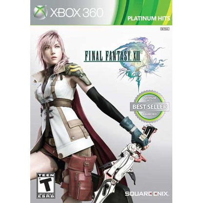 Final Fantasy XIII (Platinum Hits) - Xbox 360 used tested working.