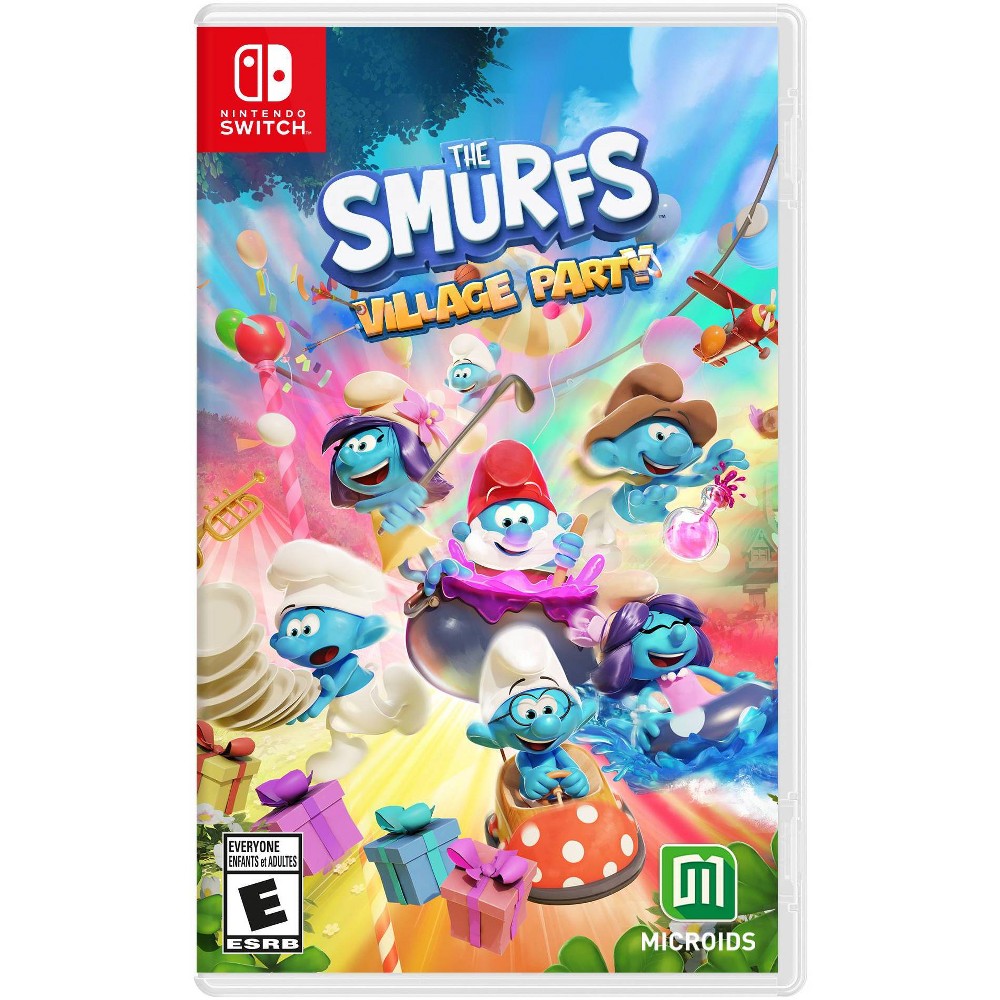 The Smurfs Village Party  Nintendo Switch used cib tested