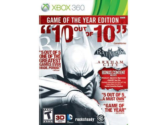 Batman: Arkham City GAME OF THE YEAR Edition [T]