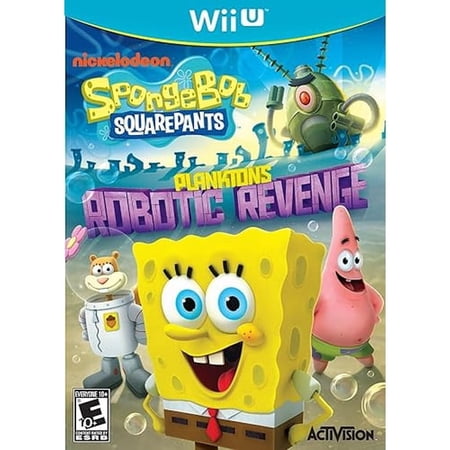 SpongeBob SquarePants: Plankton s Robotic Revenge - Nintendo Wii-U cib tested