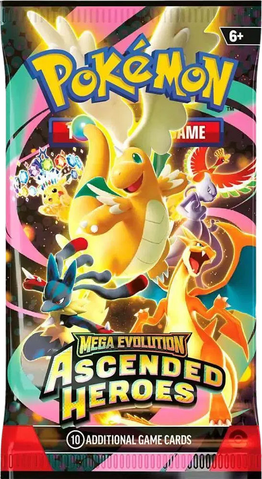 Pokemon Mega Evolution: Ascended Heroes Single Pack