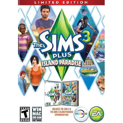 Electronic Arts Sims 3 Plus Island Paradise (PC)used tested working.