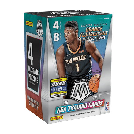 2019-20 Panini Mosaic NBA Basketball Trading Cards Blaster Box- Online Exclusive
