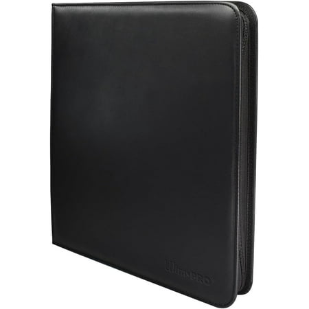 Ultra PRO - Vivid 12-Pocket Zippered PRO-Binder (Black)