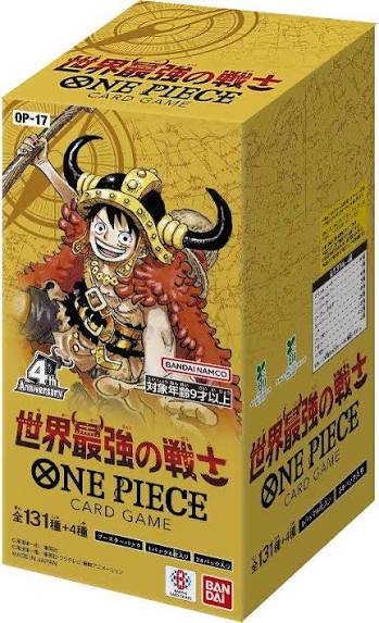 One Piece- OP17 World's Strongest Warriors Japanese Booster Box