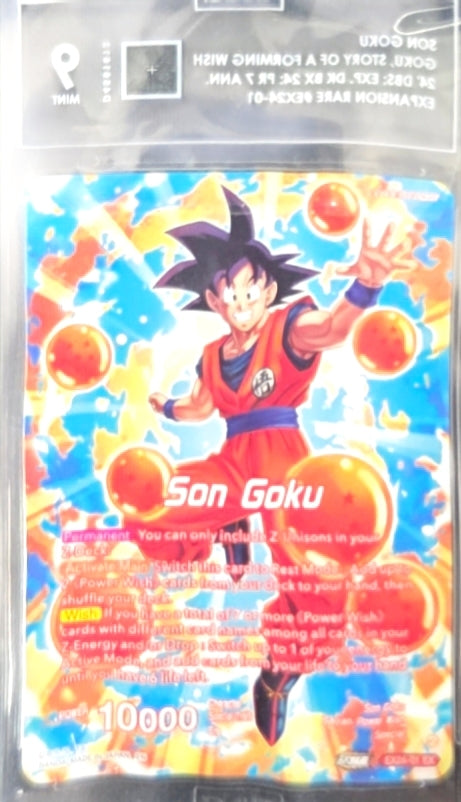Son Goku: Expansion Rare #EX24-01 Graded Tag 9 MINT