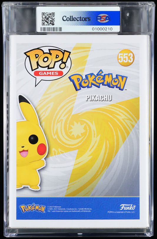 Games 553 Pikachu Diamond 2021 GameStop- GRADED PSA 8.5