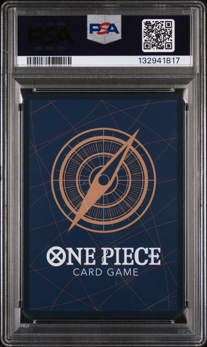 ONE PIECE OP11-A FIST OF DIVINE SPEED #106 ZEUS ALTERNATE ART- GRADED PSA 10