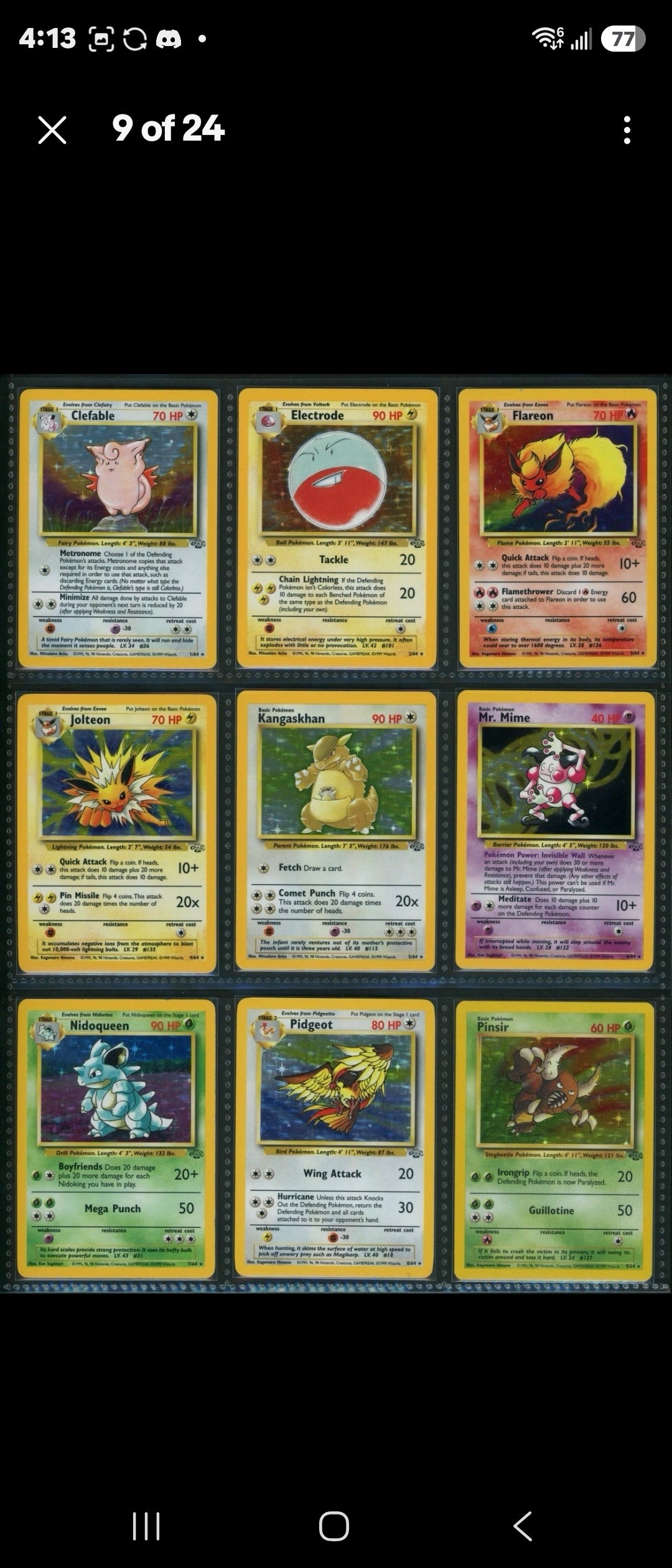 Pokemon Master Set 100% Complete Base Set 102/102 Jungle 64/64 Fossil 62/62