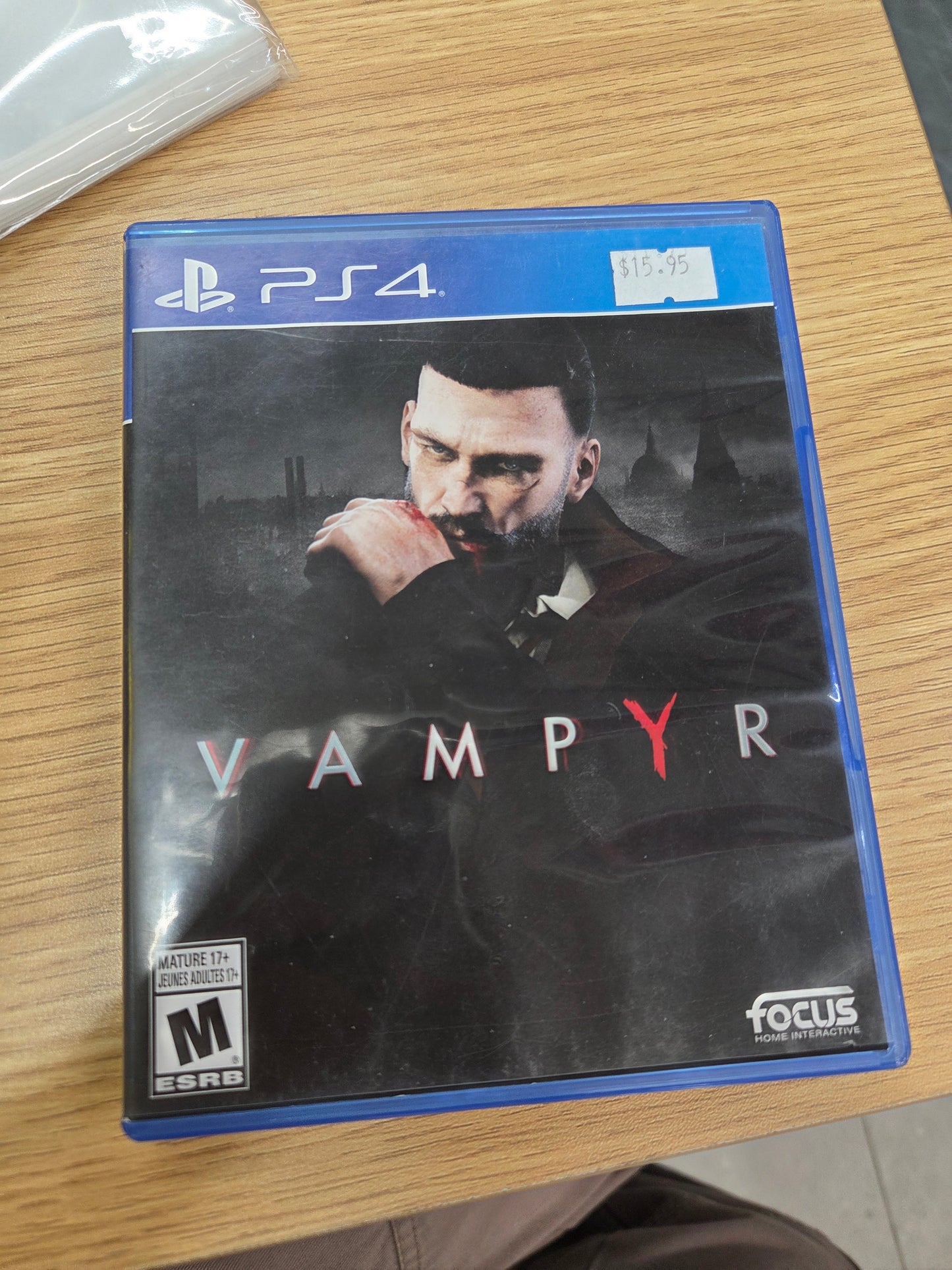 Brand Vampyr Game (sony Ps4, 2018) LOOSE CIB