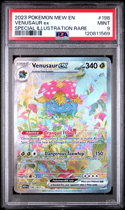 2023 POKEMON MEW EN-151 #198 VENUSAUR ex SPECIAL ILLUSTRATION RARE