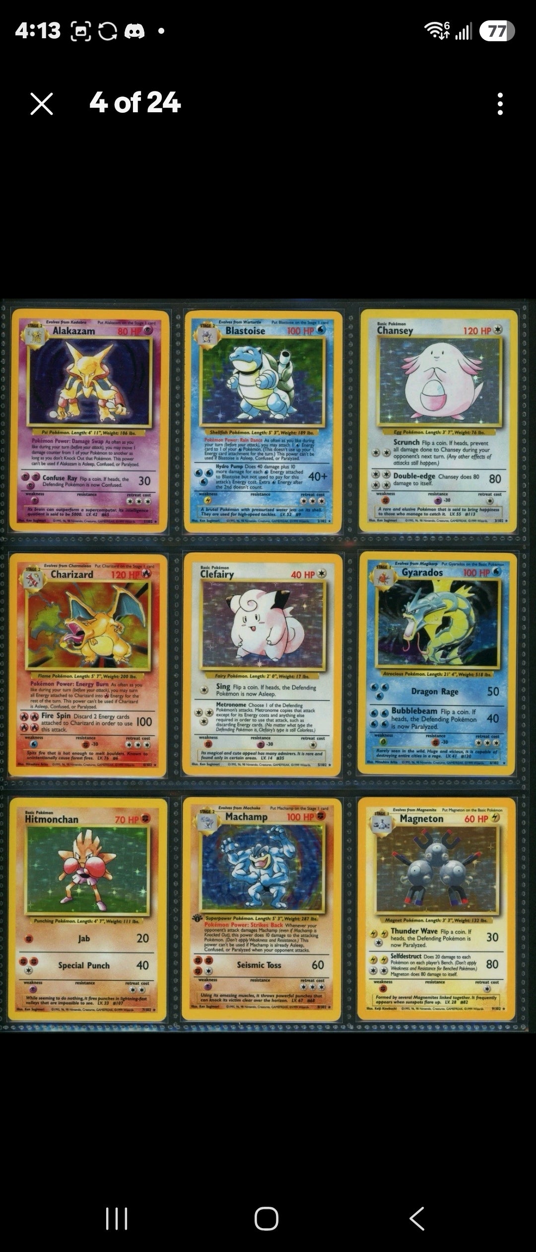 Pokemon Master Set 100% Complete Base Set 102/102 Jungle 64/64 Fossil 62/62