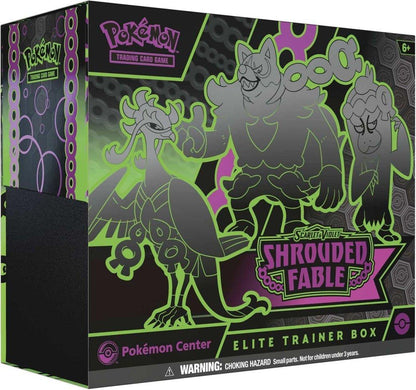 Pokemon-Shrouded Fable ETB Elite Trainer Box -Pokemon Centwr New Factory Sealed Mint Box