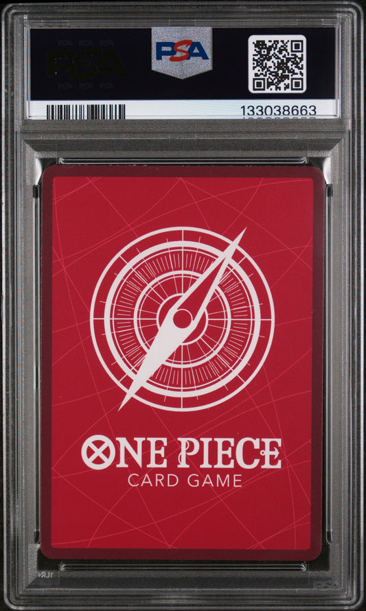 ONE PIECE OP09-EMPERORS IN THE NEW WORLD #042 BUGGY ALTERNATE ART- GRADED PSA 10