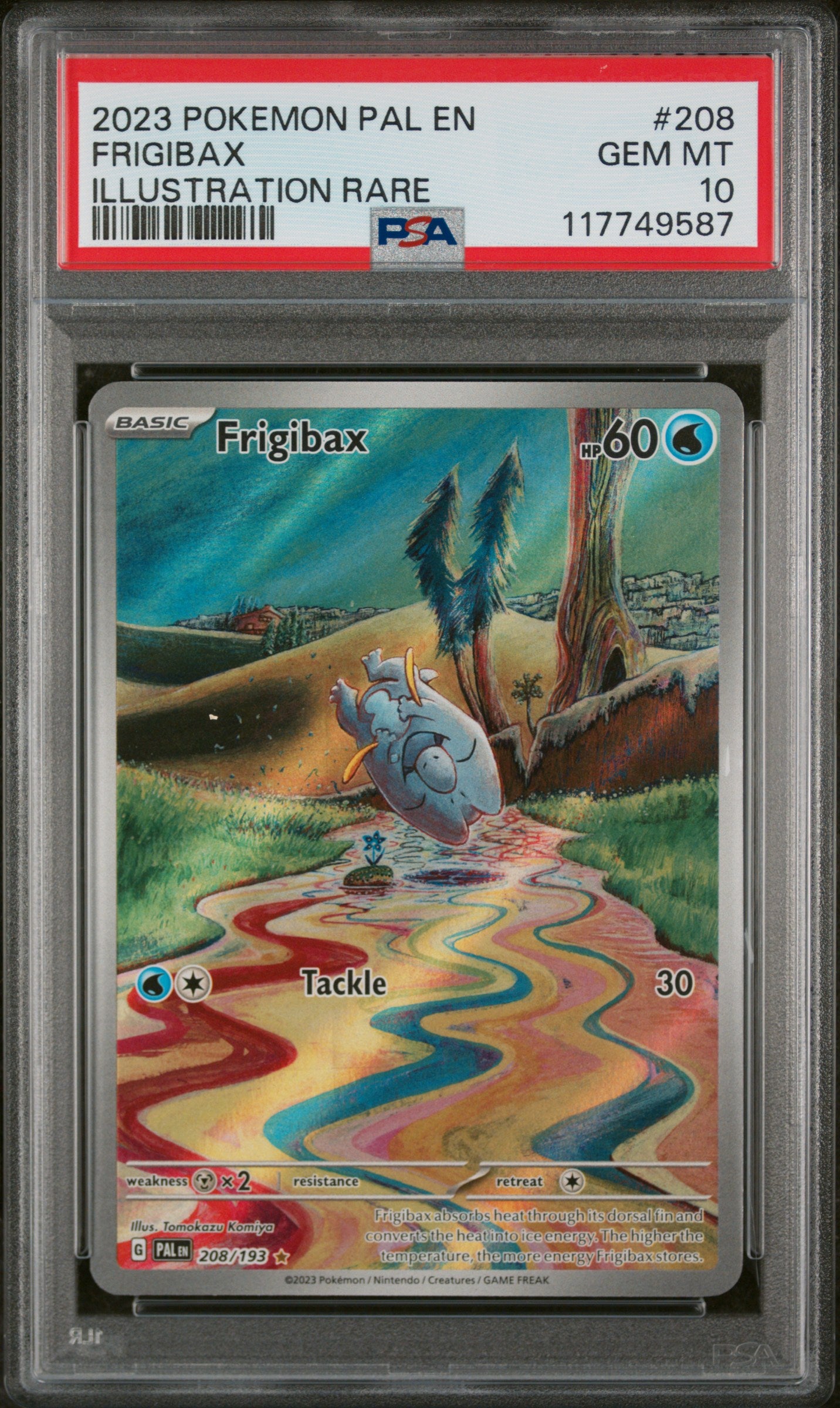 2023 POKEMON PAL EN-PALDEA EVOLVED #208 FRIGIBAX ILLUSTRATION RARE