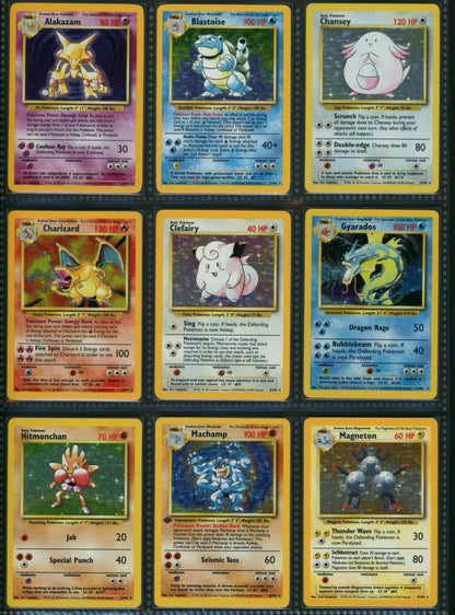 Pokemon Master Set 100% Complete Base Set 102/102 Jungle 64/64 Fossil 62/62