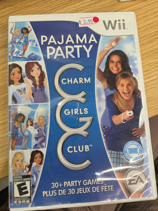 Charm Girls Club Pajama Party (Wii) LOOSE CIB
