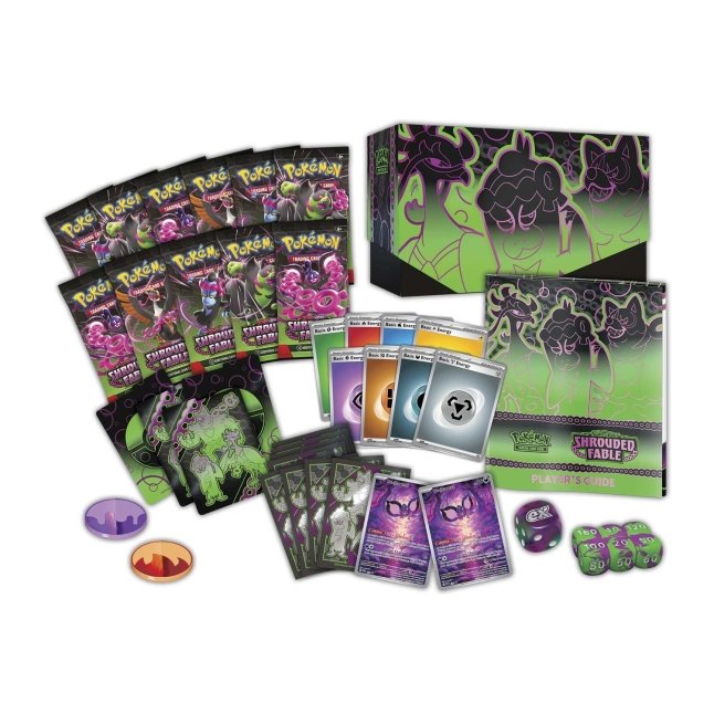 Pokemon-Shrouded Fable ETB Elite Trainer Box -Pokemon Centwr New Factory Sealed Mint Box