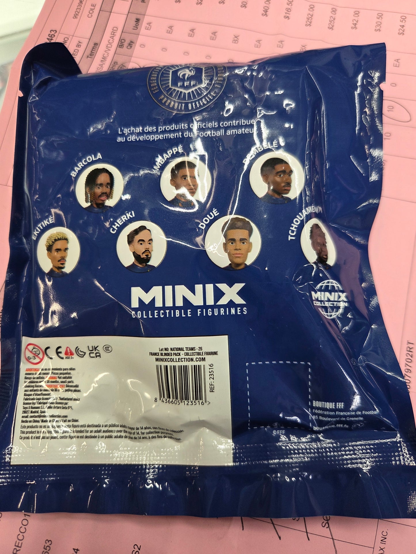 Minix Figure blind bag football federation sealed.