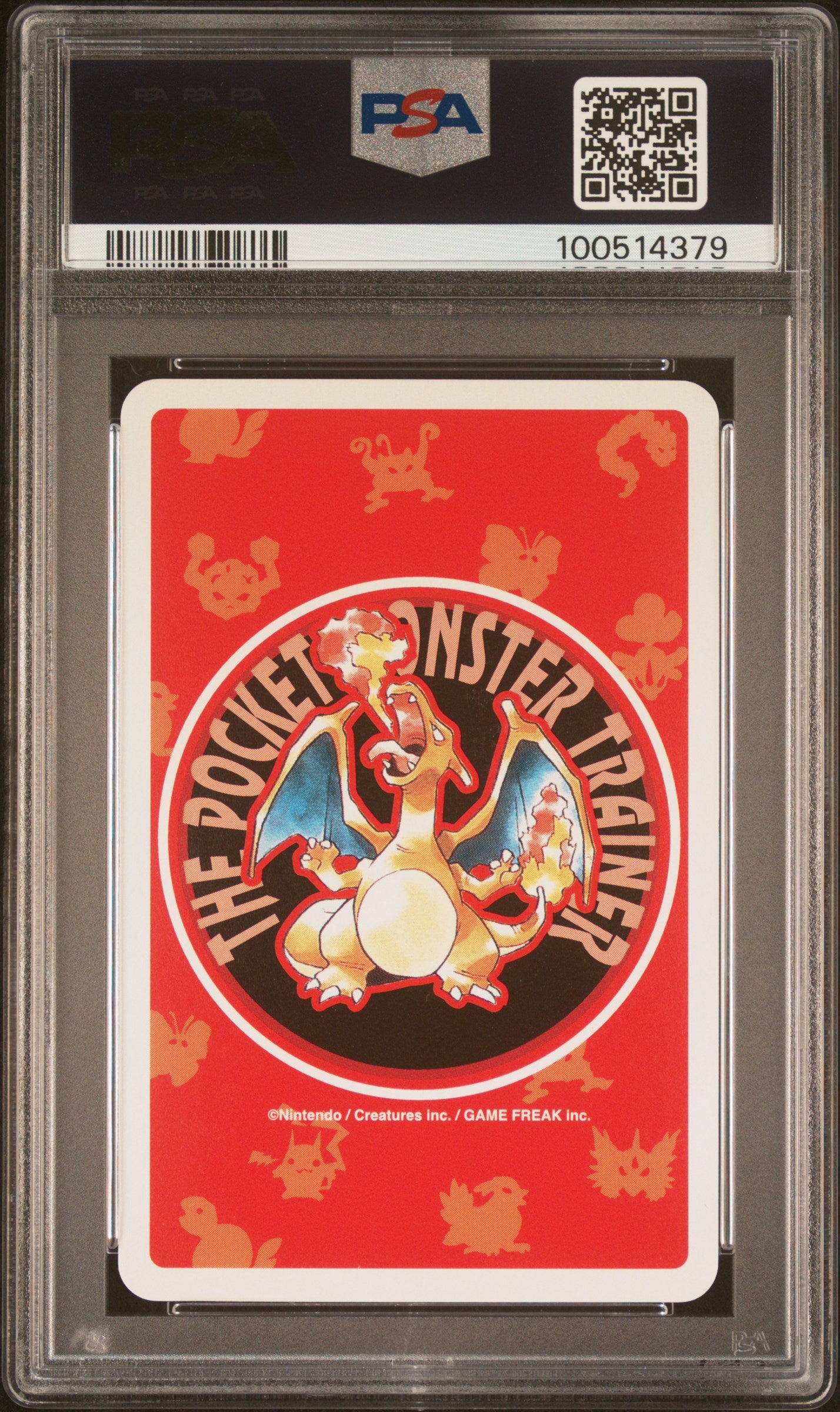1996 POKEMON RED VERSION PLAYING CARDS #006 CHARIZARD 4 OF CLUBS