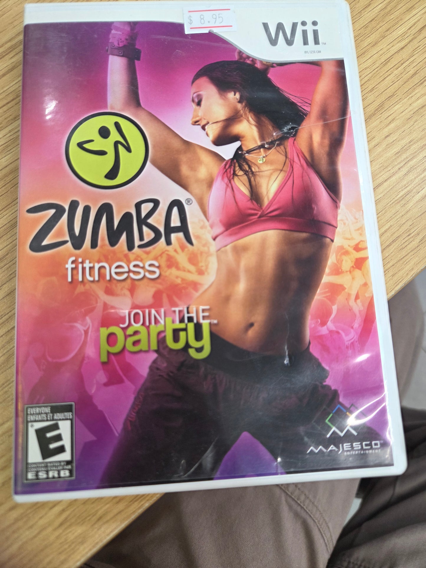 Nintendo Wii Zumba Fitness Join The Party - Video Game - Very Good - LOOSE CIB