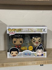 Funko One Piece POP! Animation Luffy & Foxy Vinyl Figure 2-Pack vinyl case included