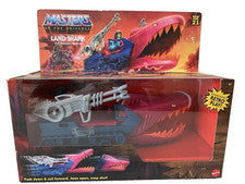 Masters of the Universe Origins Land Shark Vehicle with Adjustable Cannons  MOTU Toy Collectible